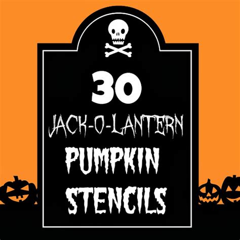 30 Pumpkin Stencils For Halloween Views From The Ville