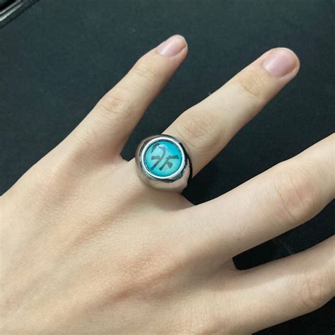 Vintage Silver Ring Naruto Akatsuki Kakazu Ring Adjustable Size Grailed