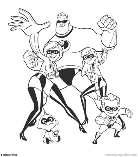 The Incredibles Free Printable Coloring Page Coloring Home