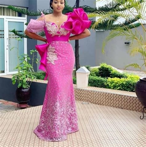 African Lace Dresses For Womenafrican Wedding Lace Etsy Lace Gown