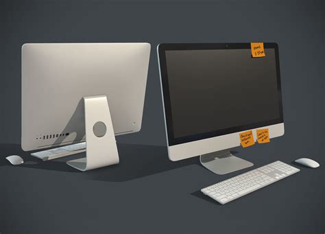 All In One Computer 3d Asset Cgtrader