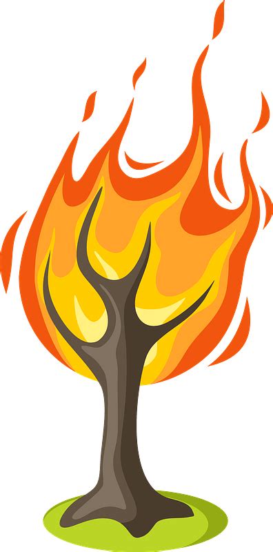 Clipart Tree Fire Illustration Png Download Full Size Clipart Images