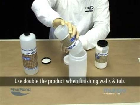 We make sure that the services received are satisfying to the. SHURBOND Fiberglass Tub & Shower Unit Refinishing - YouTube