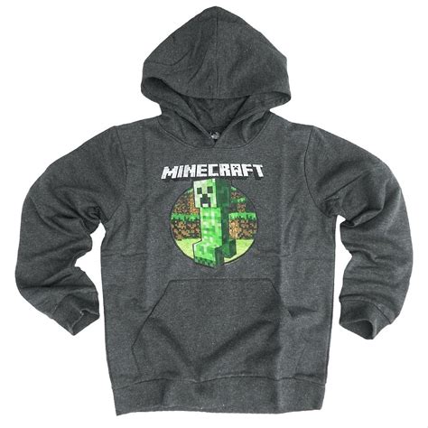 Officially Licensed Minecraft Hoody Creeper Retro Youth Hoodie Age 5 15