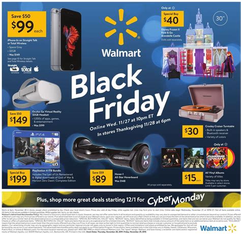Walmart Black Friday Ad 2019 Current Weekly Ad 1128 11292019 2