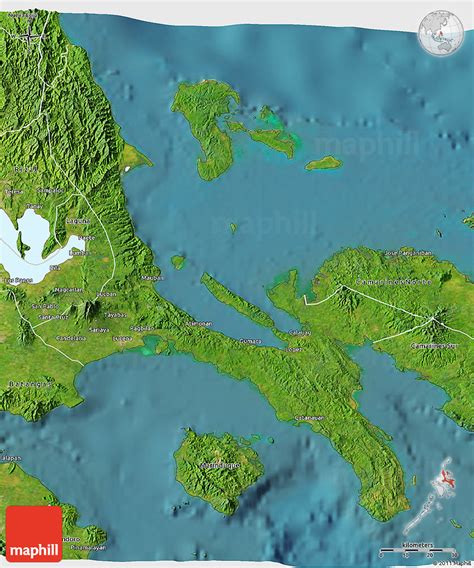 Satellite 3d Map Of Quezon