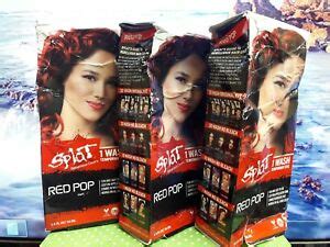 Some colors of hair react differently to different colors. Splat 1 Wash Red Pop Temporary Hair Dye 1.5 Fl Oz ea. LOT OF 3 BOXES ST#wm1 | eBay