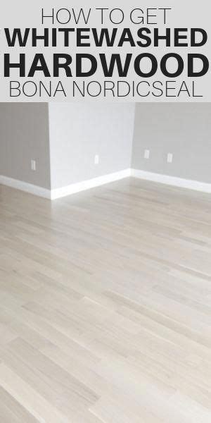 Whitewashed Hardwood Floors Using Bona Nordicseal For A Scandinavian Or
