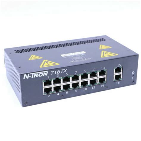 N Tron 716tx 16 Port Industrial Ethernet Switch For Sale Online Ebay