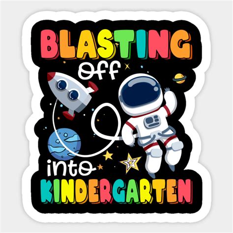 Blasting Off Into Kindergarten Back To School Astronaut Boys Kids