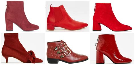 Trending Red Ankle Boots Sarah Rose Goes