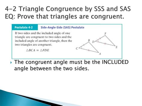 What additional information is needed to prove that the triangles are congruent using the aas congruence theorem? Unit 6 Triangle Congruency Test / Ppt Congruent Triangles ...