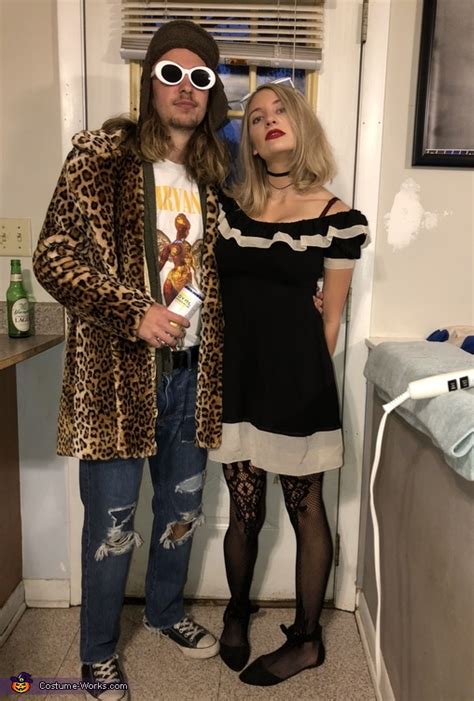 Cobain's aunt who provides home movies and recordings, the estranged father of cobain's widow courtney love, an l.a. Kurt Cobain and Courtney Love Costume
