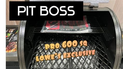 Pit Boss Pro 600 Sq Inch Lowes Exclusive Pellet Grill Youtube