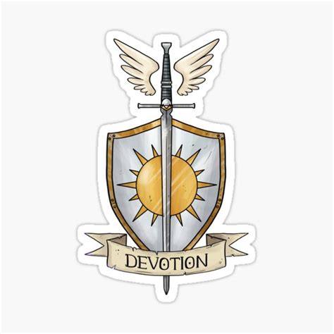 Paladin Oath Of Devotion Sticker For Sale By Sheppard56 Redbubble