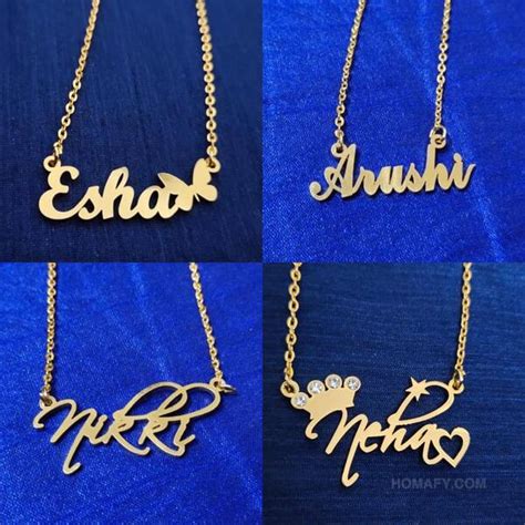 Name Pendant Name Necklace Homafy