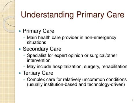 Ppt Outpatient Services And Primary Health Care Powerpoint