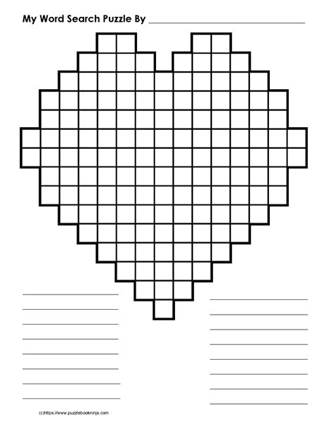 Empty Word Search Worksheet24