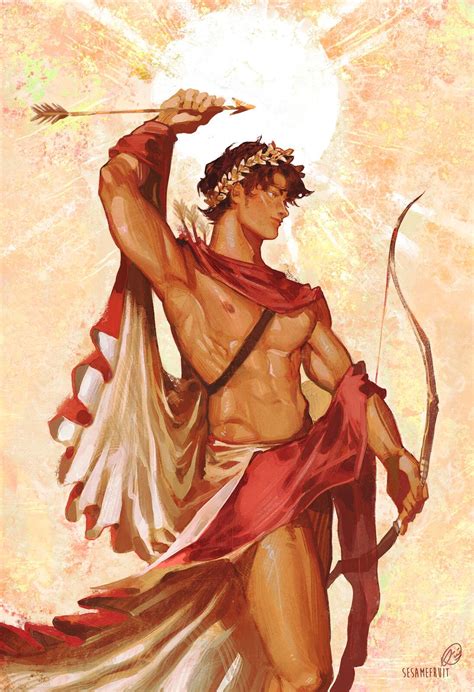 Julian As Apollo Sesamefruit Greek Mythology Art Greek Mythology Gods Mythology Art