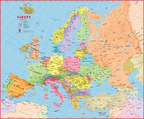 Map Of Europe Clear 88 World Maps