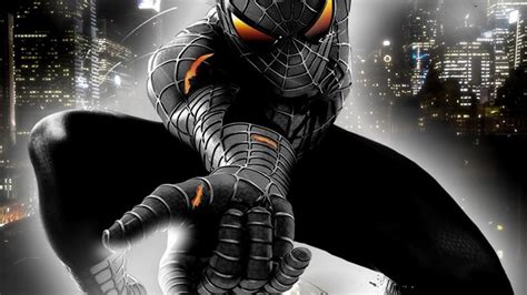 3840x2160 spiderman minimal art, hd superheroes, 4k wallpaper, image>. Black Spider Man Wallpapers - Wallpaper Cave