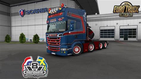 Scania Rjl Crane Addon V10 135x Ets2 Mods Euro Truck Simulator 2