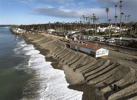 A California coastal town grapples with losing its beach