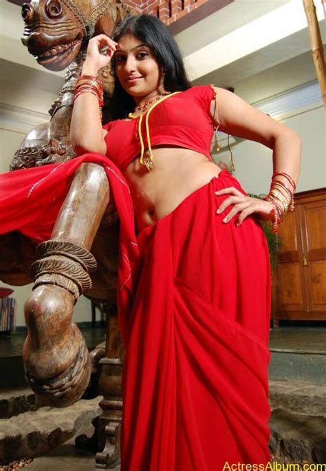 Actress Monica Sexy Red Blouse Photo Collections Actress Album