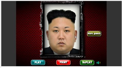 You just need to move the mouse arrow on kim jong un's face. Kim Jong Un: Kim Jong Un Funny Face