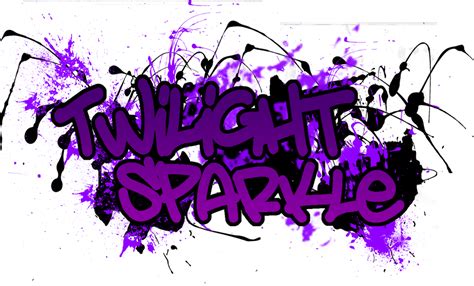 Twilight Sparkle Graffiti Logo By Mirai Digi On Deviantart