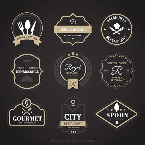 Premium Vector Restaurant Vintage Logos