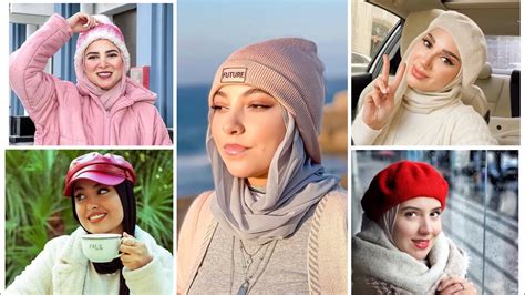 أجمل لفات حجاب مع القبعة موضة2022🔥أروع طرق تنسيق لفات حجاب مع القبعات تجننن ️‍🔥🥰لفات سهلة