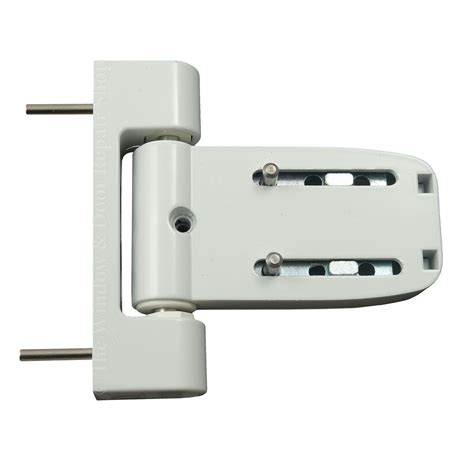 White Upvc Door Flag Hinge Double Glazing Paddock Neon 3d Hinge By Yale