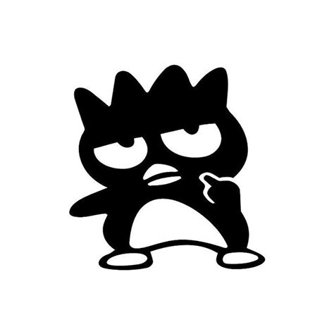 Sanrio Badtz Maru Car Decal Vinyl Permanent Removable Bumper Etsy