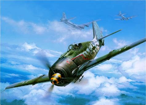 World War Ii Fw 190 Focke Wulf Luftwaffe Germany Mili