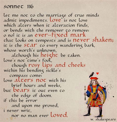 Love It Is An Ever Fixed Mark Sonnet By William Shakespeare
