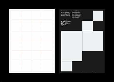 A3 Swiss Style Poster Grid System For Indesign Behance