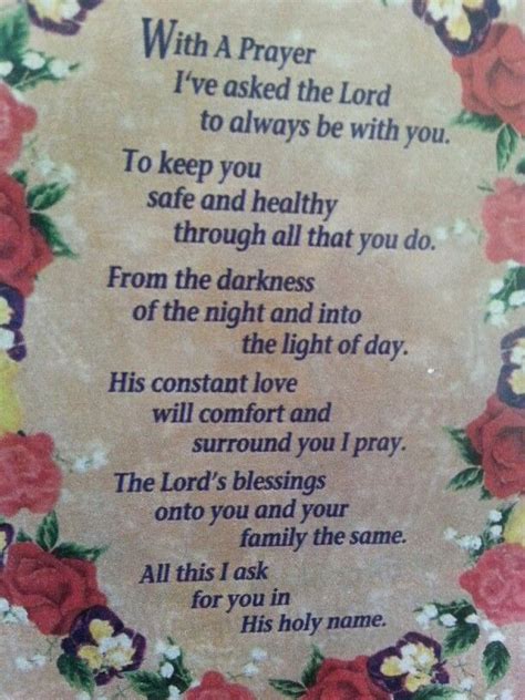 A Prayer To My Loved Ones Bless The Lord Prayers First Love