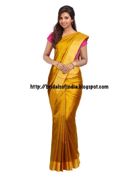Fashion World Golden Silk Saree By Jayalakshmi Silks