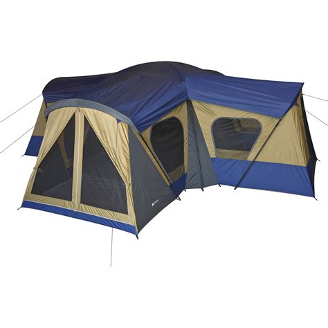 Ozark Trail 14 Person 4 Room Base Camp Tent With 4 Entrances Walmart