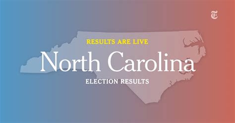 North Carolina Election Results The New York Times