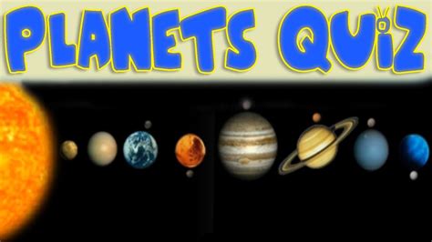 Planets Of Our Solar System Quiz For Kids Youtube