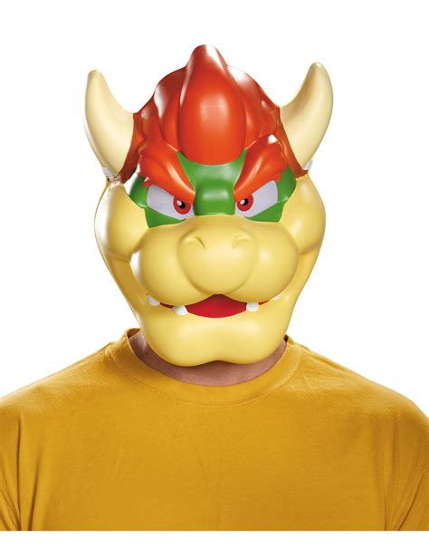 Nintendo­™ Bowser™ Maske Lizenzware Beige Rot Grün Günstige Faschings