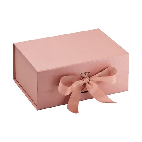 Custom High Quality A5 Deep Folding Luxury T Boxes With Silk Ribbon