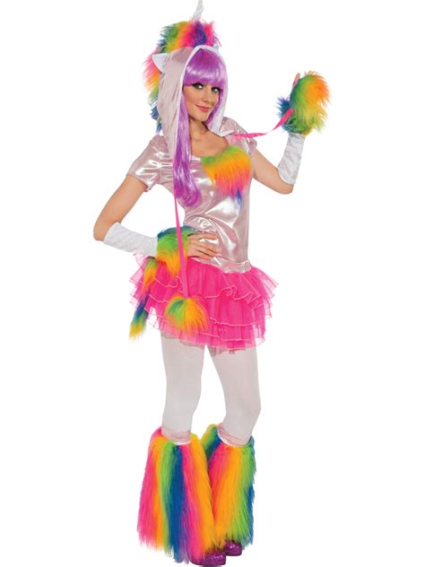 Womens Rainbow Unicorn Costume