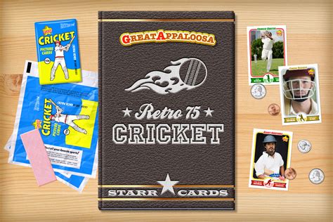Custom Cricket Cards Retro 75 Series Starr Cards