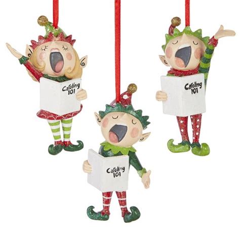Caroling Elves Ornament Uniquely Christmas