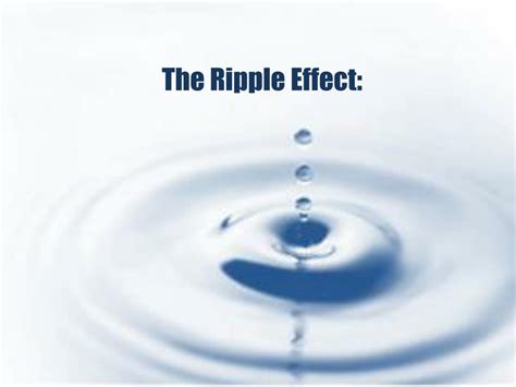 Ppt The Ripple Effect Powerpoint Presentation Free Download Id5839588