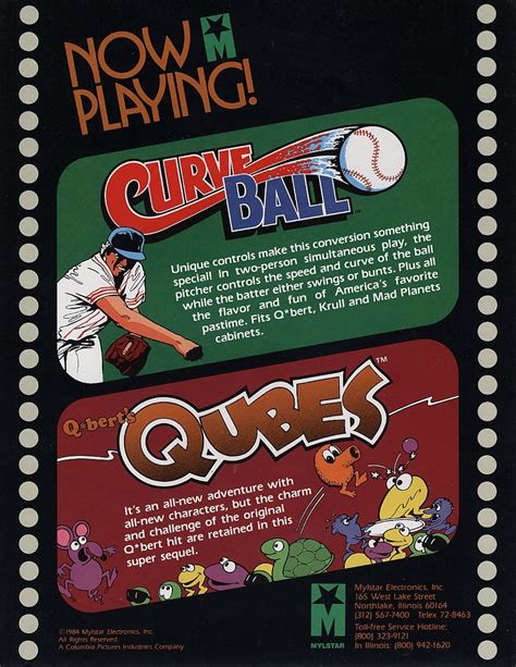 Qberts Qubes Para Arcade 1983