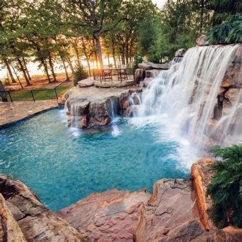 Most Spectacular Pool Waterfalls That Will Surprise You Homemydesign